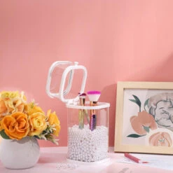 BEPR31WT - Small White Plastic Pearls, Drilled - 3/8", 10mm 9 BEPR31WT - Small White Plastic Pearls, Drilled - 3/8", 10mm -Wholesaleglassvasesint BEPR31WT C1 31560.1692133465