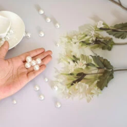 BEPR33IV - Large Ivory Undrilled Plastic Faux Pearls - 3/4", 18mm -Wholesaleglassvasesint BEPR33IV C3 82959.1692133633