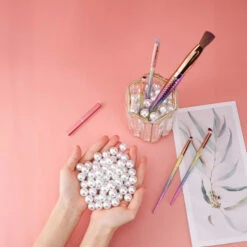 BEPR33WT - Large White Undrilled Plastic Faux Pearls - 3/4", 18mm -Wholesaleglassvasesint BEPR33WT C2 19396.1692133730