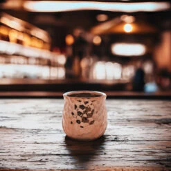 CUB5304RG - Unique Textured Rose Gold Pot - 4.3" -Wholesaleglassvasesint CUB5304RG C1 03272.1695077516