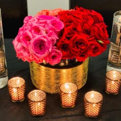 CYL1105GX - Textured Gold Cylinder Ceramic - 11" X 5" -Wholesaleglassvasesint CYL1105GX C1 00600.1684529876