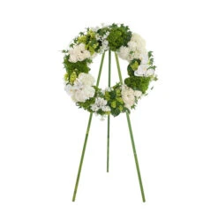 EASEL66GW - Wooden Floral Easel, Green Stained Wood - 66" (12 Pcs) -Wholesaleglassvasesint Easel Green C2 82718.1697236847