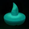 LED02GN - Small Round Floating LED Candle - Green -Wholesaleglassvasesint LED02GN 77350 93170 22416 92192.1657127229