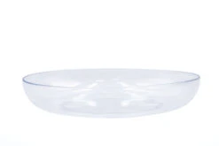 PL060CL - Clear Plastic Lomey Designer Dish - 6"