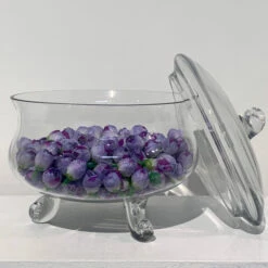 VAP0708 - Witches Cauldron Apothecary / Candy Buffet Jar With Lid - 8.5" -Wholesaleglassvasesint VAP0708 C2 DS 09300.1693247315