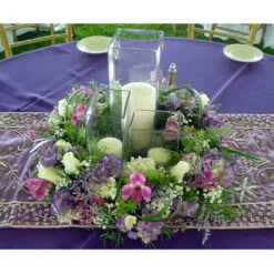 VBV0312 - Square Glass Block Vase - 3" X 12" -Wholesaleglassvasesint VBV0312 C2 39015 28332 58544.1676325698