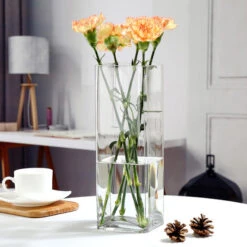 VBV0516 - Square Glass Block Vase - 5" X 16" 14 VBV0516 - Square Glass Block Vase - 5" X 16" -Wholesaleglassvasesint VBV0516 C1 74088 08087 70598.1665700315