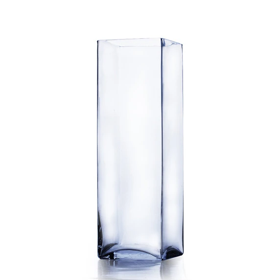 VBV0516 - Square Glass Block Vase - 5" X 16" 3 VBV0516 - Square Glass Block Vase - 5" X 16"