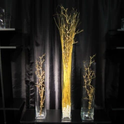 VBV0612 - Square Glass Block Vase - 6" X 12" -Wholesaleglassvasesint VBV0612 C2 04632 46935 90010.1665700572