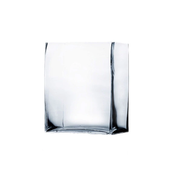 VBV2506 - Rectangular Glass Block Vase - 2" X 5" X 6" 4 VBV2506 - Rectangular Glass Block Vase - 2" X 5" X 6" - Image 2