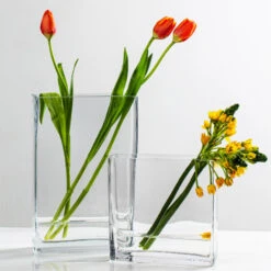 VBV2506 - Rectangular Glass Block Vase - 2" X 5" X 6" 11 VBV2506 - Rectangular Glass Block Vase - 2" X 5" X 6" -Wholesaleglassvasesint VBV2506 C4 18724 26815 24585.1657129916