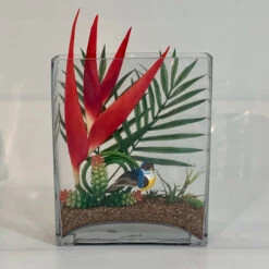 VBV2810 - Rectangular Glass Block Vase - 2" X 8" X 10" -Wholesaleglassvasesint VBV2810 C4 47800 71546 40769.1664556063