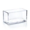 VBV4408 - Rectangular Glass Planter Box Vase - 4" X 4" X 8" -Wholesaleglassvasesint VBV4408 93746 07608 42588 40866.1657129935