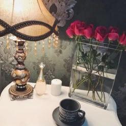 VBV6212 - Rectangular Glass Block Vase - 6" X 2" X 12" -Wholesaleglassvasesint VBV6212 C1 40206 51499 44631.1657127269