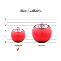 VBW0006RD - Metallic Red Bubble Bowl Vase - 6" 7 VBW0006RD - Metallic Red Bubble Bowl Vase - 6" -Wholesaleglassvasesint VBW0006RD B2 07915.1692392175