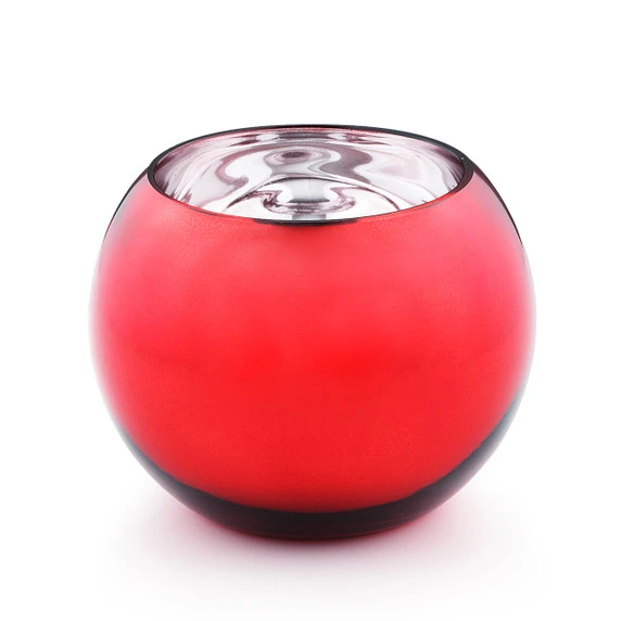 VBW0008RD - Metallic Red Bubble Bowl Vase - 8" 4 VBW0008RD - Metallic Red Bubble Bowl Vase - 8" - Image 2