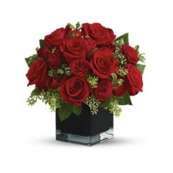 VCB0005BK - Handblown Black Cube Glass Vase / Candle Holder - 5" -Wholesaleglassvasesint VCB0005BK C1 00342.1692218725