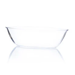 VCH1102 - Clear Large Boat Vase - 11" X 3"