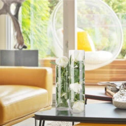 VCY0408 - Cylinder Glass Vase - 4" X 8" -Wholesaleglassvasesint VCY0408 C3 48614 14465 27809.1666121260