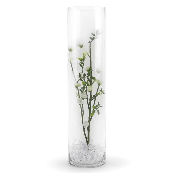 VCY0416 - Cylinder Glass Vase - 4" X 16" 6 VCY0416 - Cylinder Glass Vase - 4" X 16" - Image 4