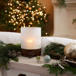 VCY0505FR - Frosted Cylinder Glass Vase - 5" X 5" -Wholesaleglassvasesint VCY0505FR C1 58352.1691529358