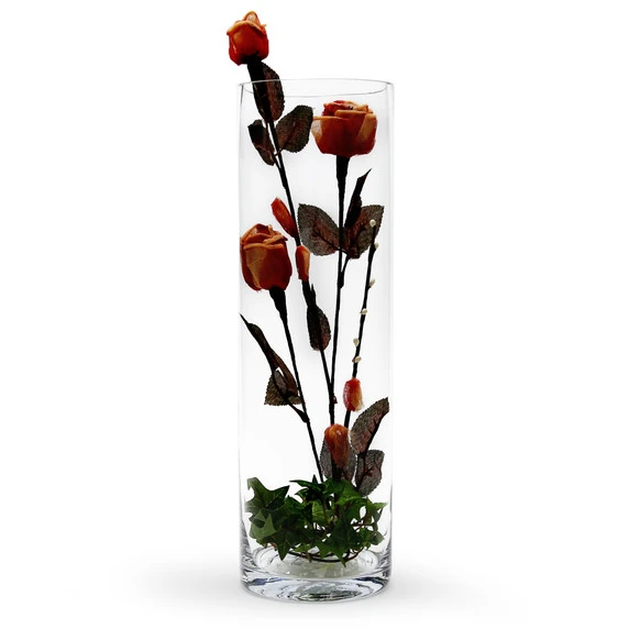 VCY0516 - Cylinder Glass Vase - 5" X 16" 5 VCY0516 - Cylinder Glass Vase - 5" X 16" - Image 3