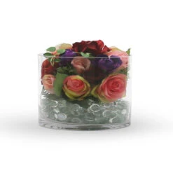VCY1010 - Clear Cylinder Glass Vase - 10" X 10" -Wholesaleglassvasesint VCY1008 C4 44728 75945 20525.1669058672
