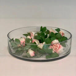 VCY1504 - Large Wide Pan Cylinder Glass Vase - 15" X 4" (1 Pc) -Wholesaleglassvasesint VCY1504 C1 22641 95977 47138.1686587412