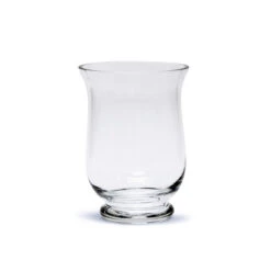 VHV0808 - Small Hurricane Glass Vase - 8"