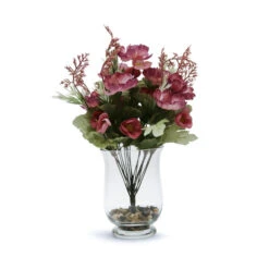 VHV0808 - Small Hurricane Glass Vase - 8" -Wholesaleglassvasesint VHV0808 1 72618 96314 91581.1692662087