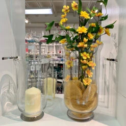 VHV0815 - Large Hurricane Glass Vase - 15" -Wholesaleglassvasesint VHV0815 C2 61088.1692662353