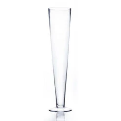 VTV0524 - Wide Pilsner Glass Trumpet Vase - 24"