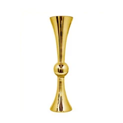 VTV2130GD - Gold Reversible Trumpet Vase - 30"