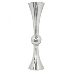 VTV2130SV - Silver Reversible Trumpet Vase - 30"