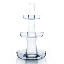 VUC1142 - Clear Unique Fountain Vase - 24" H