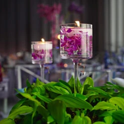 VWV0418 - Stemmed Candle Holder Vase - 18" -Wholesaleglassvasesint VWV0418 C1 12156.1695079329