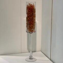 VWV0524 - Stemmed Pillar Vase - 24" -Wholesaleglassvasesint VWV0524 C1 65341 21741 87732.1657126163