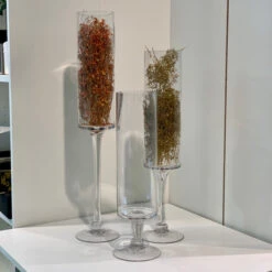 VWV0524 - Stemmed Pillar Vase - 24" -Wholesaleglassvasesint VWV0524 D1 20803 16665 49459.1657126163