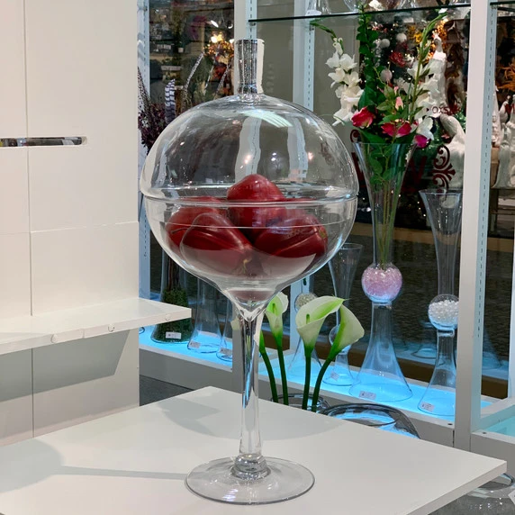 VWV1124 - Stemmed Apothecary Jar / Lollipop Vase - 24" 7 VWV1124 - Stemmed Apothecary Jar / Lollipop Vase - 24" - Image 5