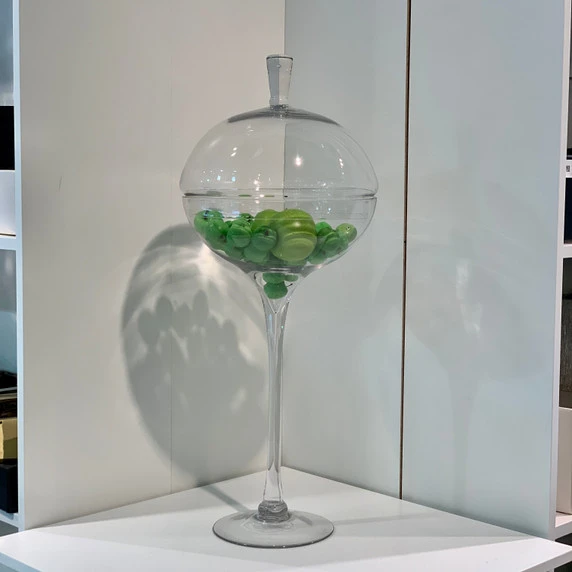 VWV1128 - Stemmed Apothecary Jar / Lollipop Vase - 28" 10 VWV1128 - Stemmed Apothecary Jar / Lollipop Vase - 28" - Image 8