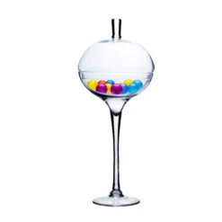 VWV1128 - Stemmed Apothecary Jar / Lollipop Vase - 28" 15 VWV1128 - Stemmed Apothecary Jar / Lollipop Vase - 28" -Wholesaleglassvasesint VWV1128 C5 83419.1693000456