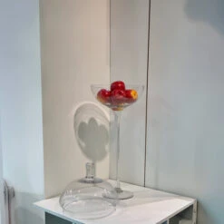 VWV1132 - Stemmed Apothecary Jar / Lollipop Vase - 32" -Wholesaleglassvasesint VWV1132 C2 92118.1692916553