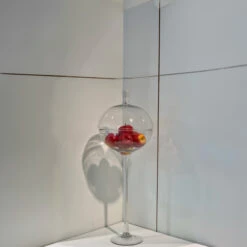 VWV1132 - Stemmed Apothecary Jar / Lollipop Vase - 32" -Wholesaleglassvasesint VWV1132 C3 65154.1692916553