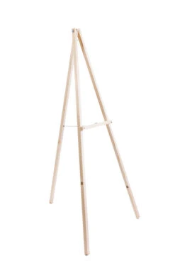 EASEL66NA - Wooden Floral Easel, Natural Wood - 66" (12 Pcs)